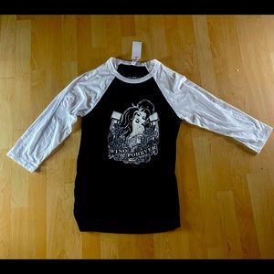 Amy Winehouse Baseball Style Shirt